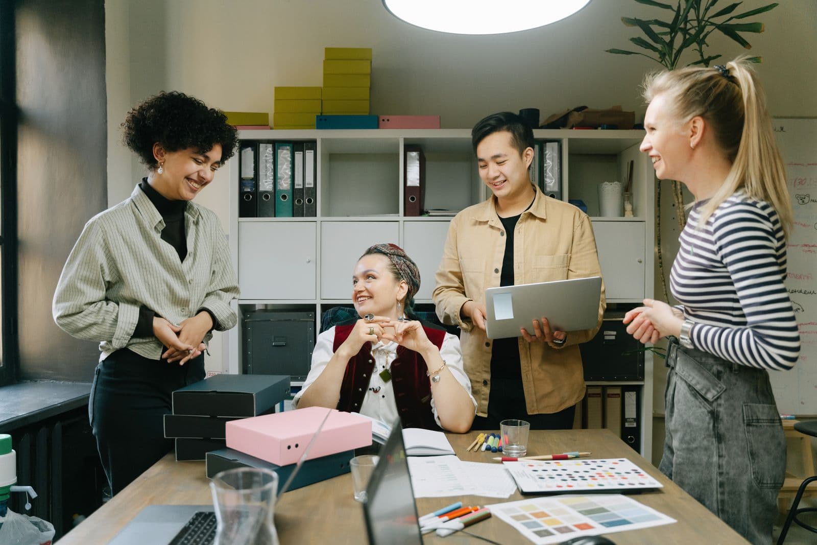 Marketing agency workspace